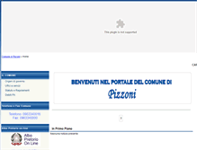 Tablet Screenshot of comune.pizzoni.vv.it